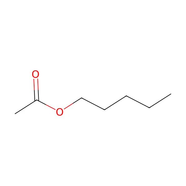 Amil asetat molekül yapısı — CAS 628-63-7