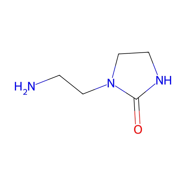 1-(2-Aminoetil)-2-imidazolidinon molekül yapısı — CAS 6281-42-1