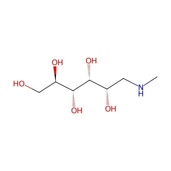 N-metil-D-glukamin molekül yapısı — CAS 6284-40-8