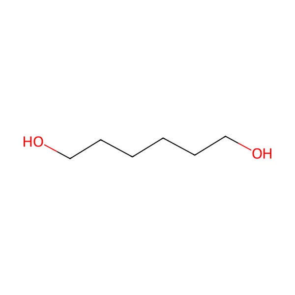 1,6-heksandiol molekül yapısı — CAS 629-11-8