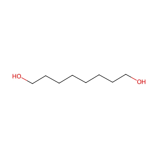 1,8-oktandiol molekül yapısı — CAS 629-41-4