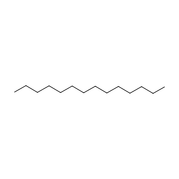 Tetradekan molekül yapısı — CAS 629-59-4