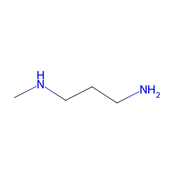 3-metilaminopropilamin molekül yapısı — CAS 6291-84-5