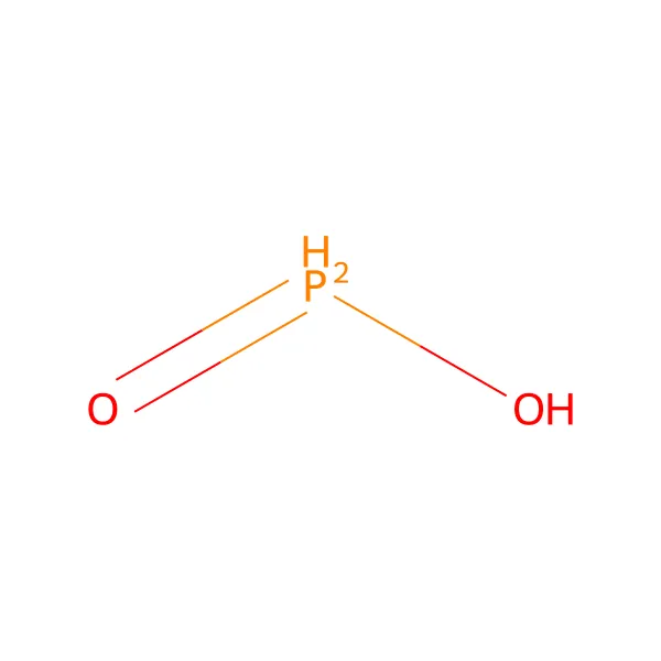 Hipofosforöz asit molekül yapısı — CAS 6303-21-5