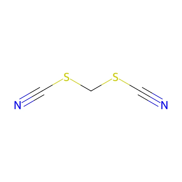 Metilen bis(tiyosiyanat) molekül yapısı — CAS 6317-18-6