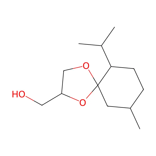 Menton gliserin asetali molekül yapısı — CAS 63187-91-7