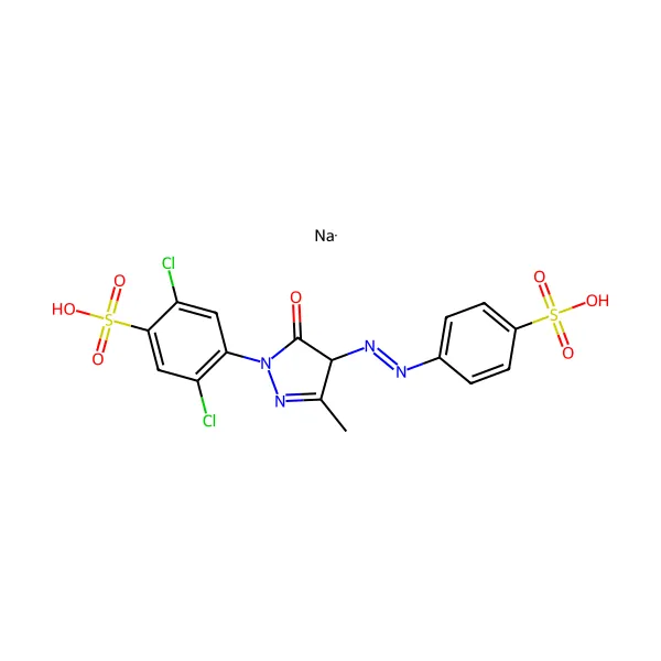 Asit sarısı 17 molekül yapısı — CAS 6359-98-4