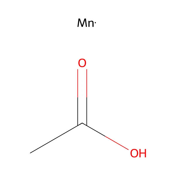 Manganez asetat molekül yapısı — CAS 638-38-0