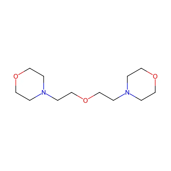 Dimorfolinodietil eter molekül yapısı — CAS 6425-39-4