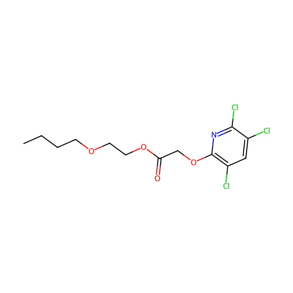 Triklopir butoksietil ester molekül yapısı — CAS 64700-56-7