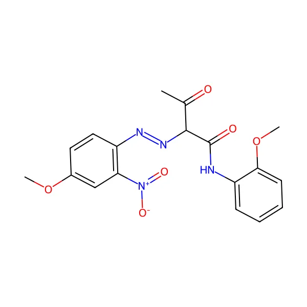 Pigment sarı 65 molekül yapısı — CAS 6528-34-3
