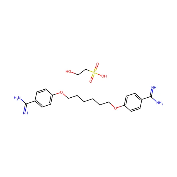 Hekzamidin diizetiyonat molekül yapısı — CAS 659-40-5