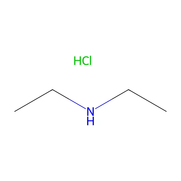 Dietilamin hidroklorür molekül yapısı — CAS 660-68-4