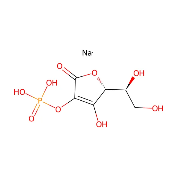 Vitamin C Sodyum Askorbil Fosfat molekül yapısı — CAS 66170-10-3
