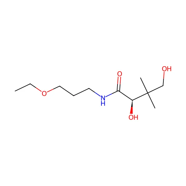 Vitamin B5 Pantenil Etil Eter molekül yapısı — CAS 667-83-4