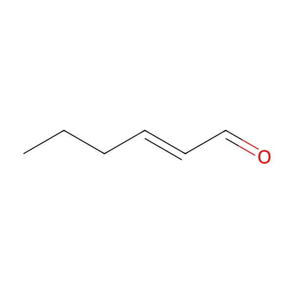 Trans-2-hekzenal molekül yapısı — CAS 6728-26-3