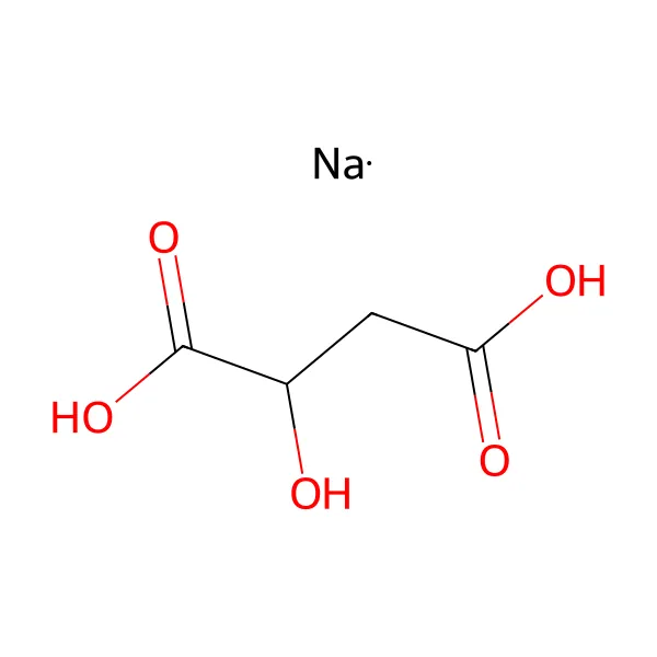 Sodyum malat molekül yapısı — CAS 676-46-0
