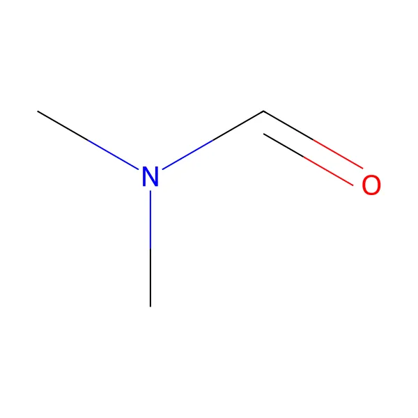 Dimetilformamid molekül yapısı — CAS 68-12-2