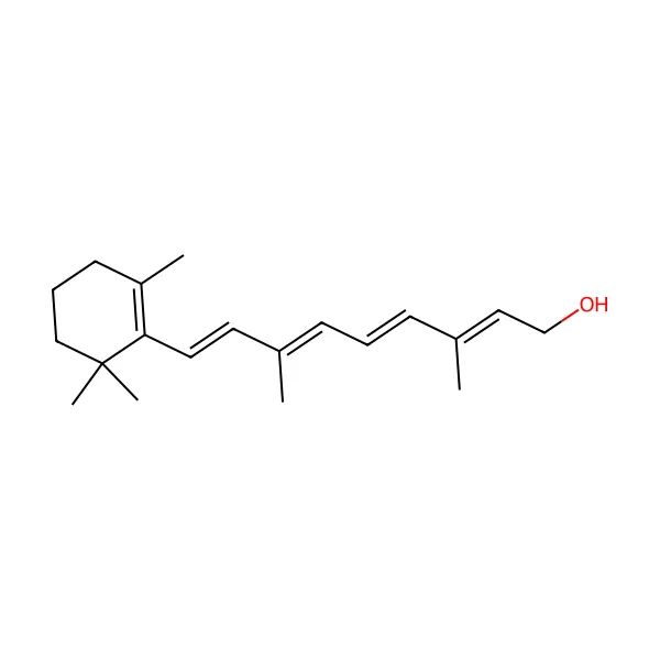 Vitamin A Retinol molekül yapısı — CAS 68-26-8