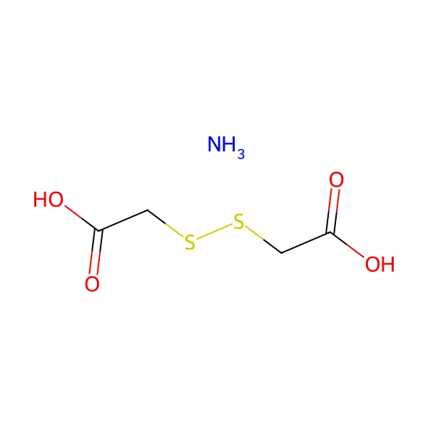 Diamonyum ditiyodiglikolat molekül yapısı — CAS 68223-93-8