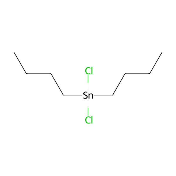 Dibütiltin diklorür molekül yapısı — CAS 683-18-1