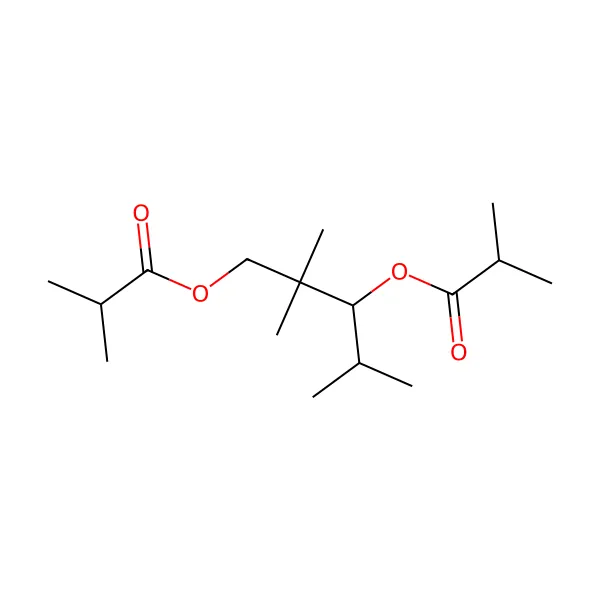 Trimetil Pentanil Diizobütirat molekül yapısı — CAS 6846-50-0