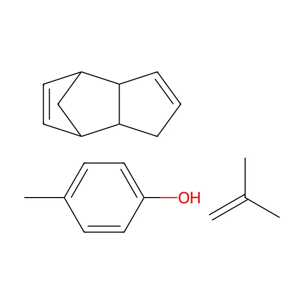 Poli(disiklopentadien-ko-p-kresol) molekül yapısı — CAS 68610-51-5