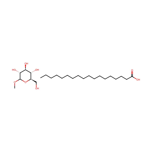 Metil glukoz seskistearat molekül yapısı — CAS 68936-95-8