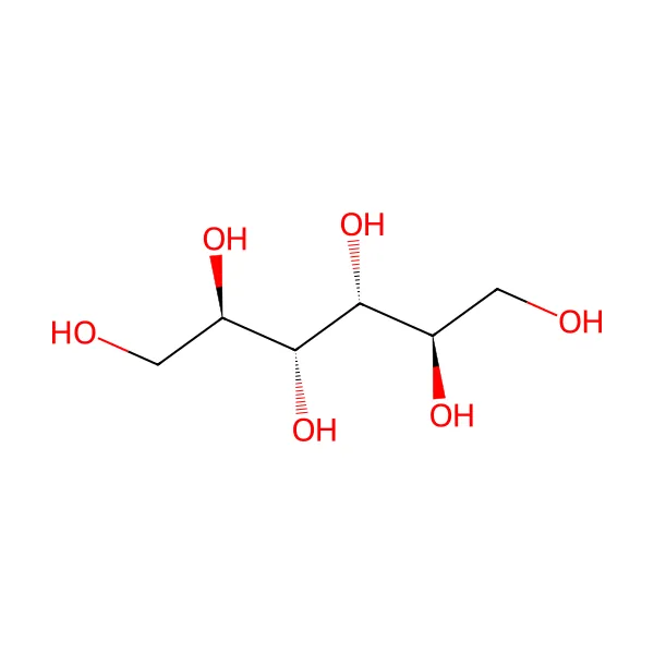 Mannitol molekül yapısı — CAS 69-65-8