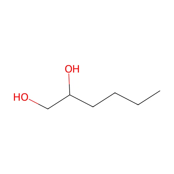 1,2-Heksandiol molekül yapısı — CAS 6920-22-5