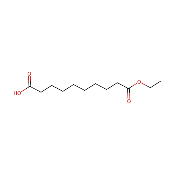 Etil hidrojen sebakat molekül yapısı — CAS 693-55-0