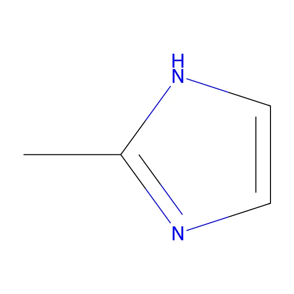 2-Metilimidazol molekül yapısı — CAS 693-98-1