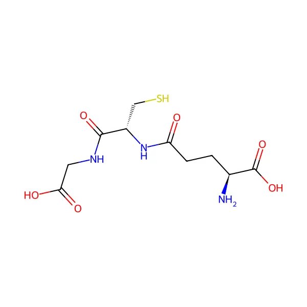 Glutatyon molekül yapısı — CAS 70-18-8