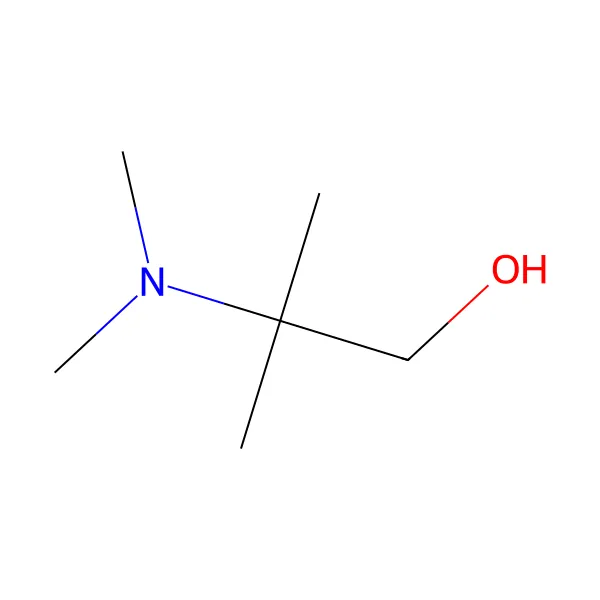2-Dimetilamino-2-metil-1-propanol molekül yapısı — CAS 7005-47-2