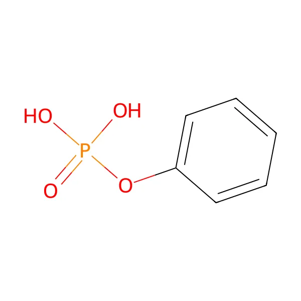 Fenil fosfat molekül yapısı — CAS 701-64-4
