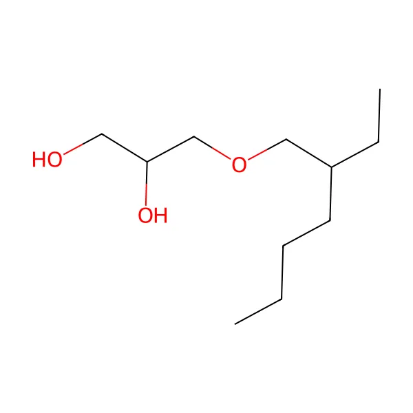 Etilheksilgliserin molekül yapısı — CAS 70445-33-9