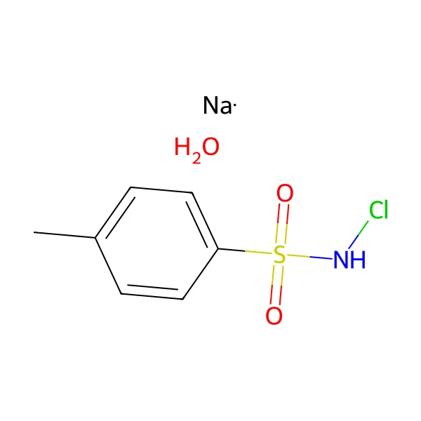 Kloramin-T trihidrat molekül yapısı — CAS 7080-50-4