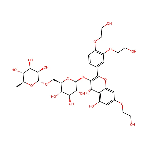 Trokserutin molekül yapısı — CAS 7085-55-4