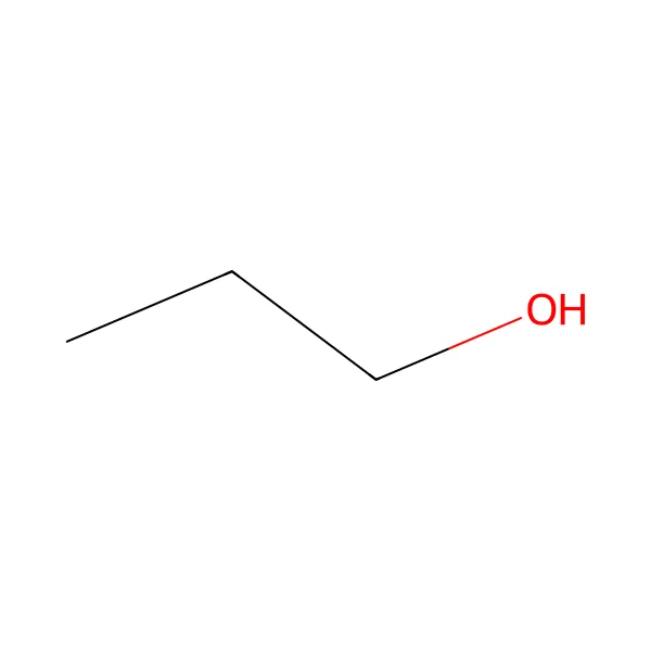 1-Propanol molekül yapısı — CAS 71-23-8