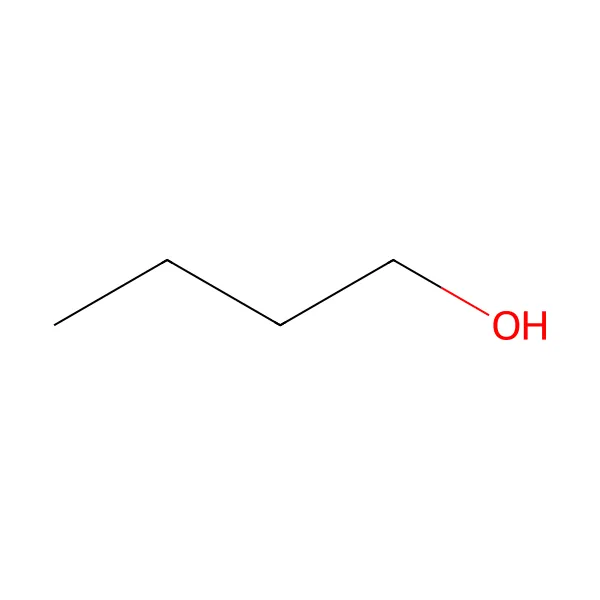 1-bütanol molekül yapısı — CAS 71-36-3
