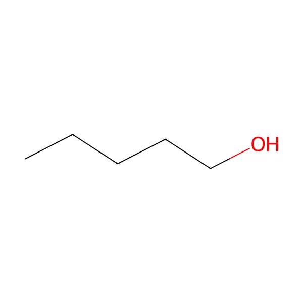 1-pentanol molekül yapısı — CAS 71-41-0
