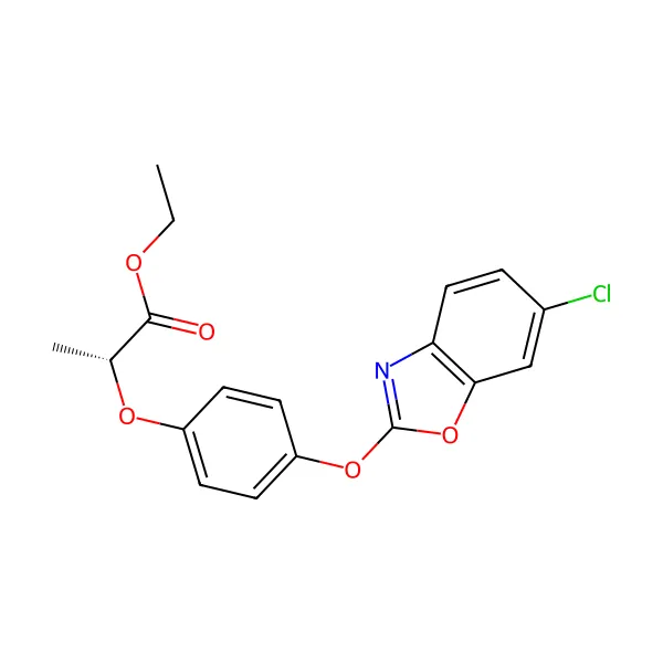 Fenoksaprop-p-etil molekül yapısı — CAS 71283-80-2