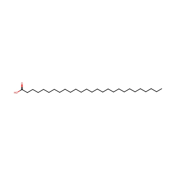 Heptakozanoik asit molekül yapısı — CAS 7138-40-1