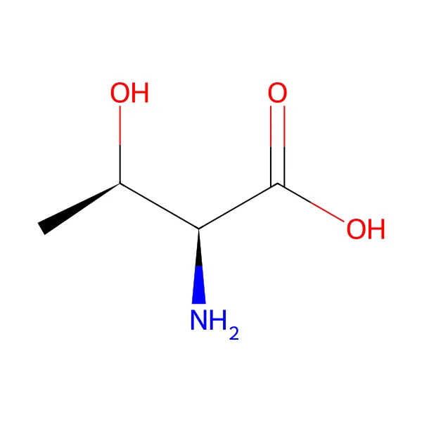 L-Treonin molekül yapısı — CAS 72-19-5