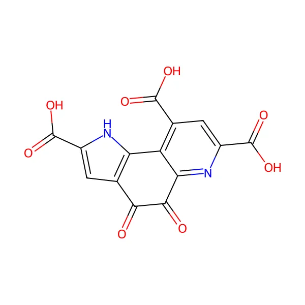 Pirolokinolin Kinon molekül yapısı — CAS 72909-34-3