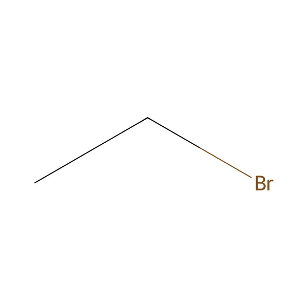 Etil bromür molekül yapısı — CAS 74-96-4