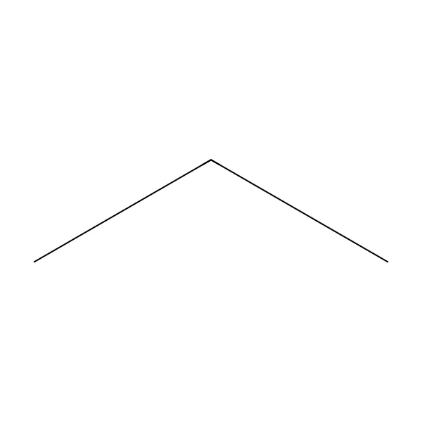 Propan molekül yapısı — CAS 74-98-6