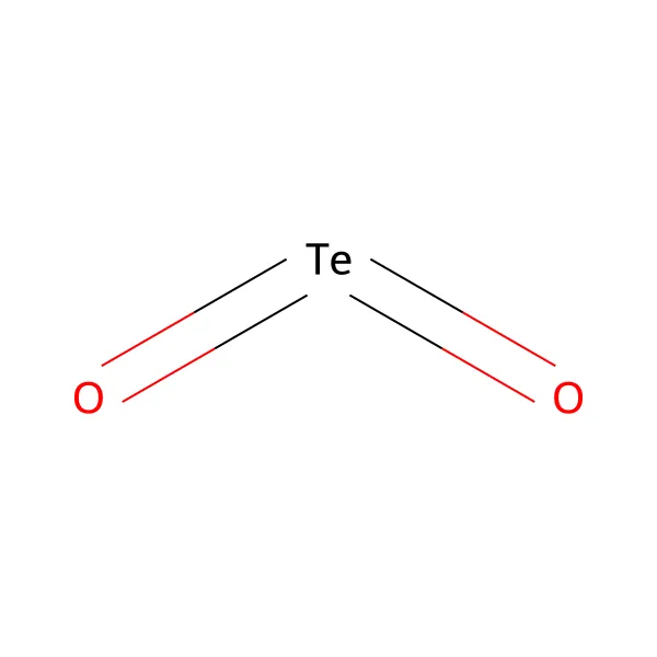 Tellür dioksit molekül yapısı — CAS 7446-07-3
