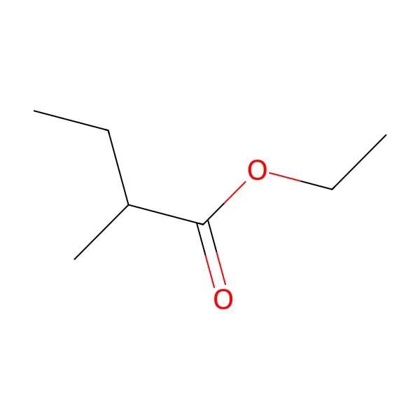Etil 2-metilbutirat molekül yapısı — CAS 7452-79-1