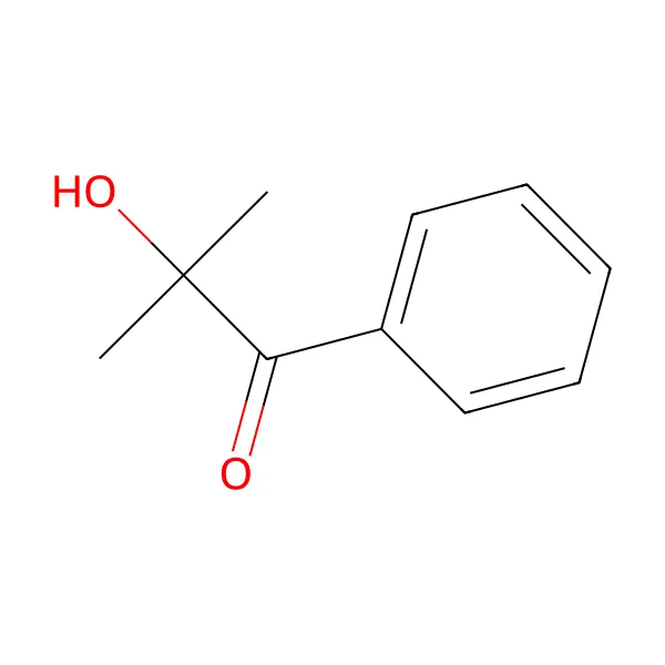 Benzoil izopropanol molekül yapısı — CAS 7473-98-5